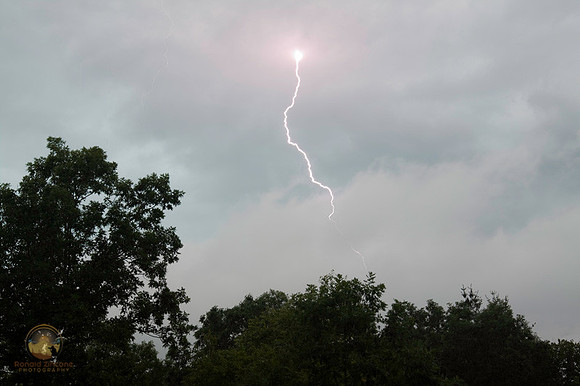 Lightning in Richmond copyright ronaldzinconephotography