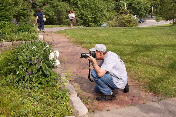 Student on field trip at Roger Williams Park, Providence, RI
