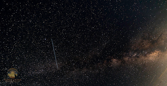 Summer Milky Way and Satellites over Beach Pond, Exeter RI copyright ronaldzinconephotography
