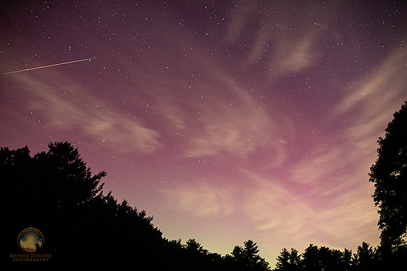 Aurora Borealis with Perseid 081224 copyright ronaldzinconephotography
