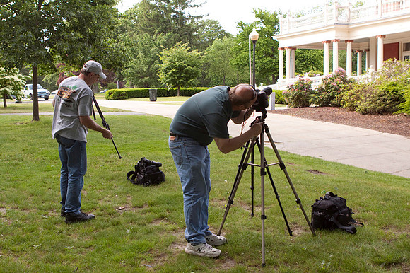 Students on location at RWP