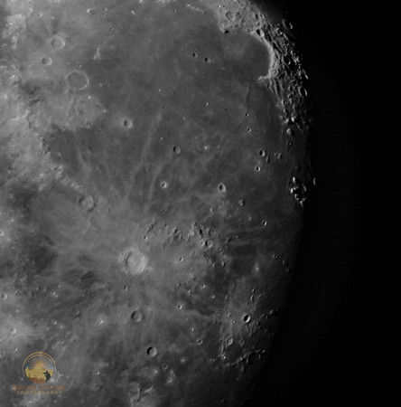 Gibbous moon with Copernicus copyright ronaldzinconephotography