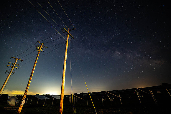 summer milky way over Kingston Turf Farm no10
